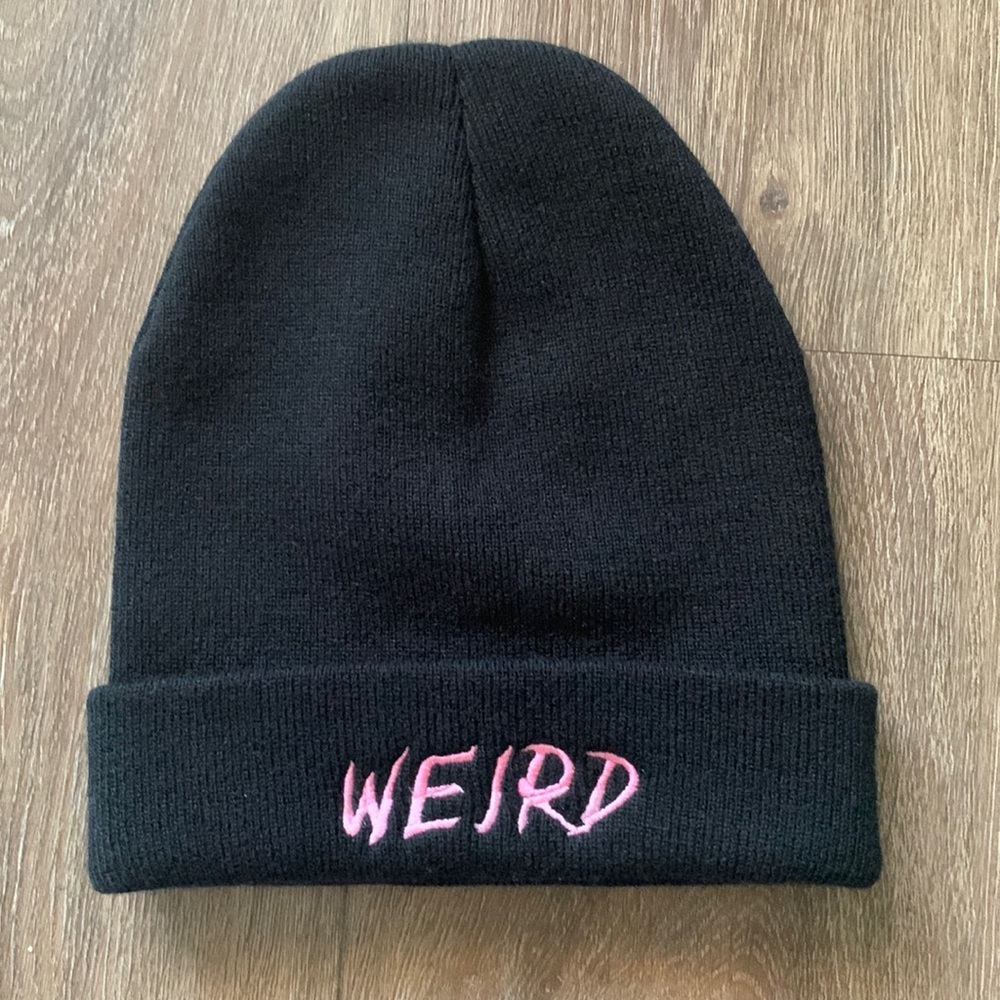 Forever 21 “WEIRD” winter cap.